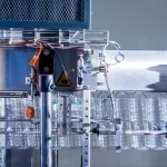 High-quality liquid packing machine in a modern industrial setting.